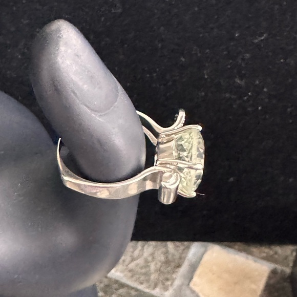 Daliglio Women's 14K White Gold Over Sterling Silver Amethyst and Diamond - Picture 7 of 11